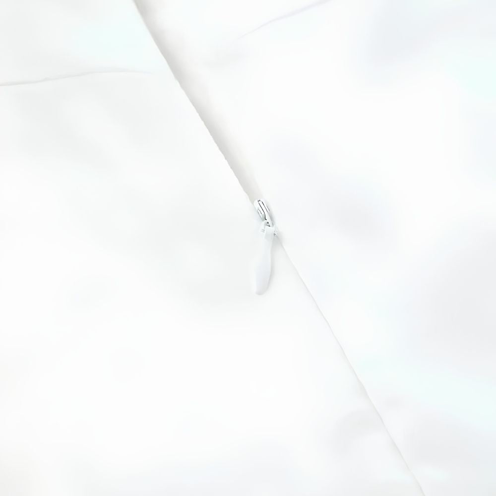 Women's Midi Dress with Square Neckline and Fitted Bodice, A-Line Skirt