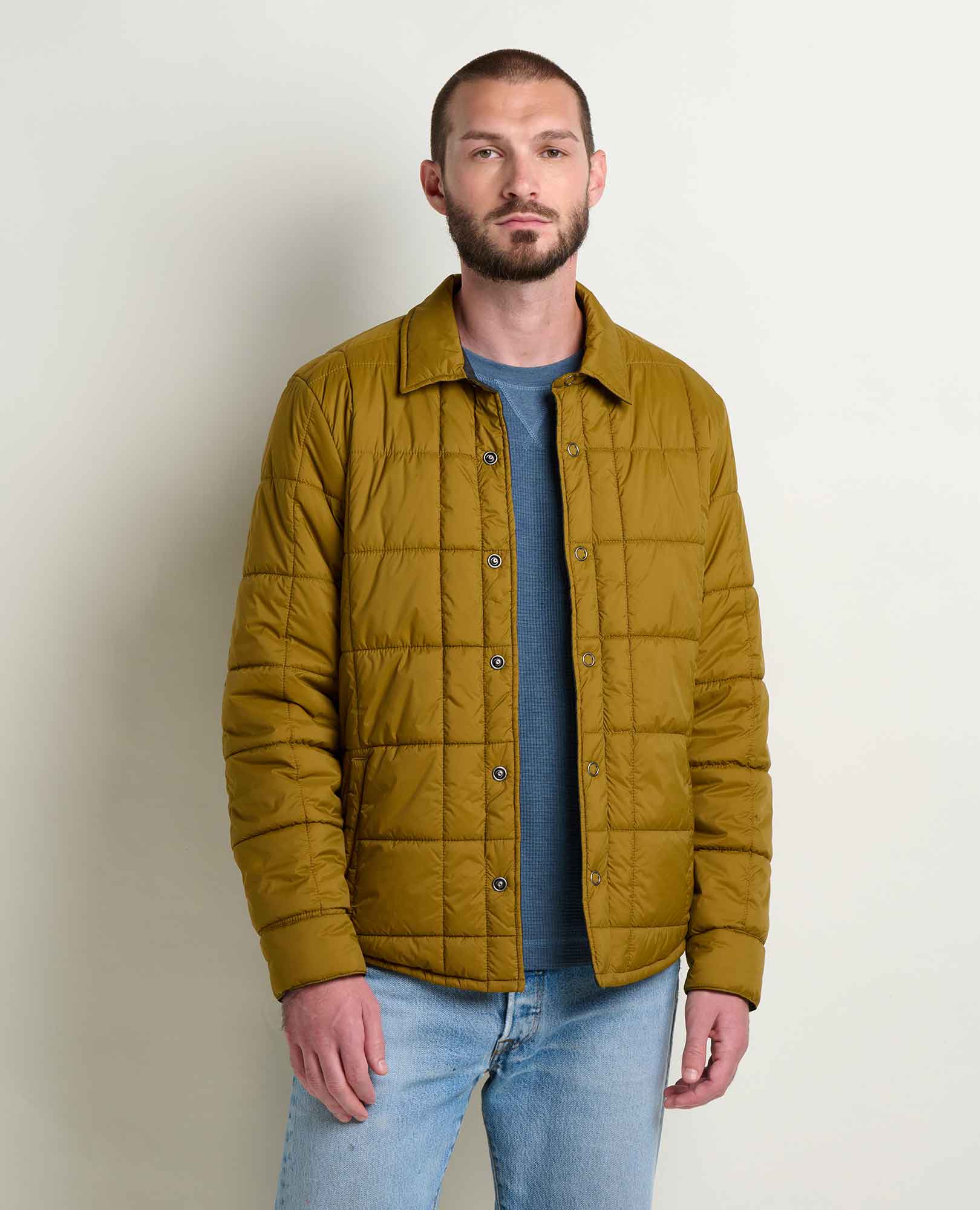 Men’s Shirt Jacket, Lightweight Water-Resistant