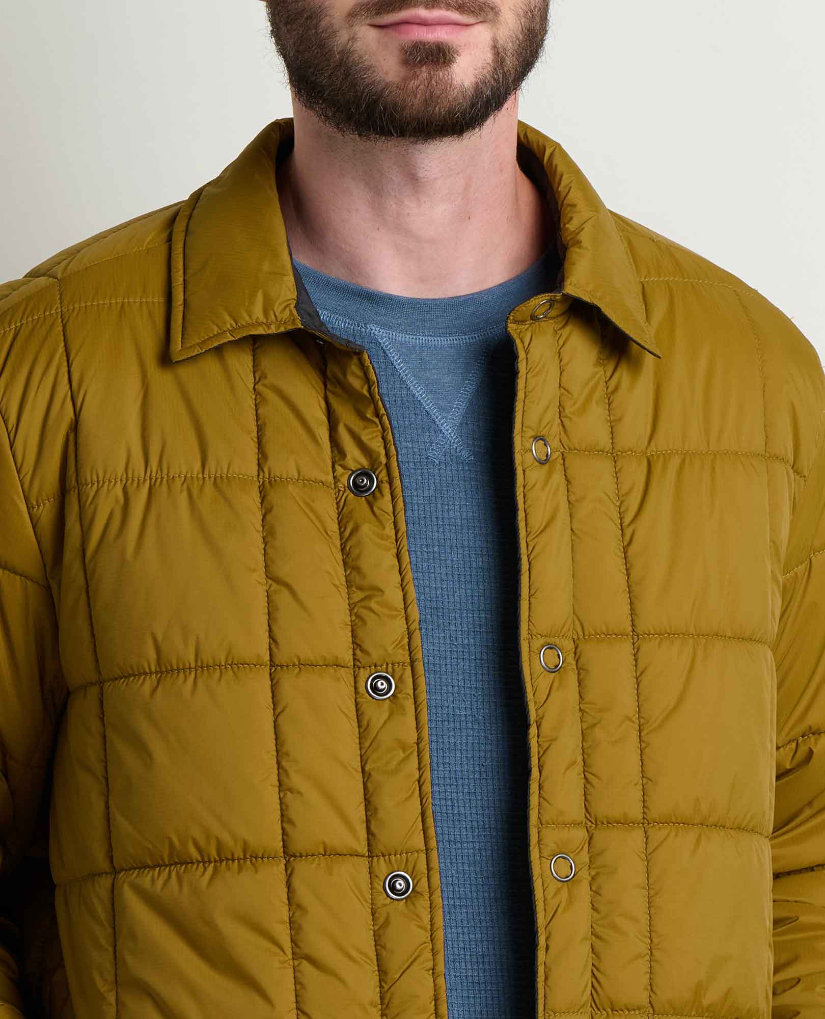 Men’s Shirt Jacket, Lightweight Water-Resistant