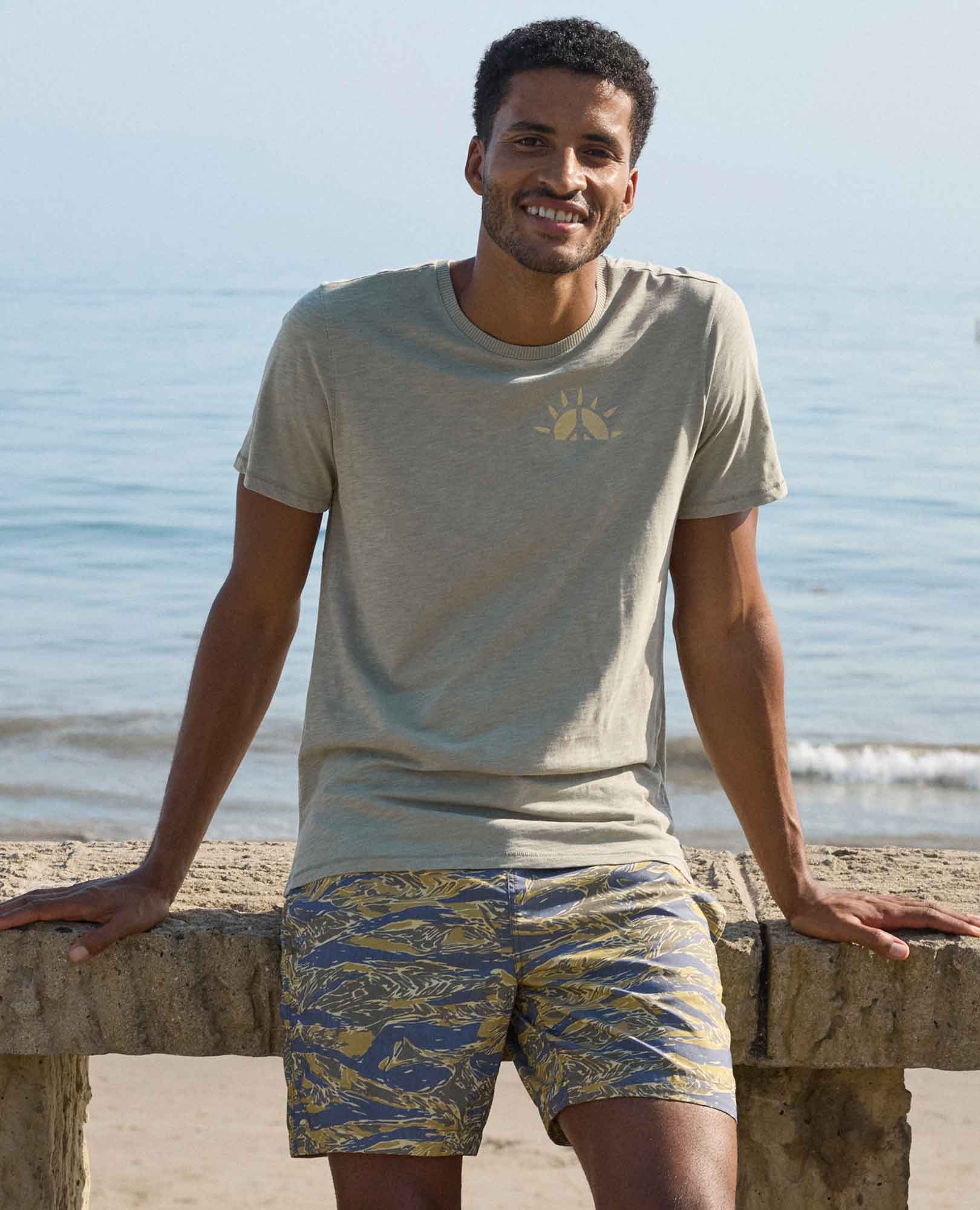 Men’s Soft Jersey Crew T-Shirt, Breathable Comfort