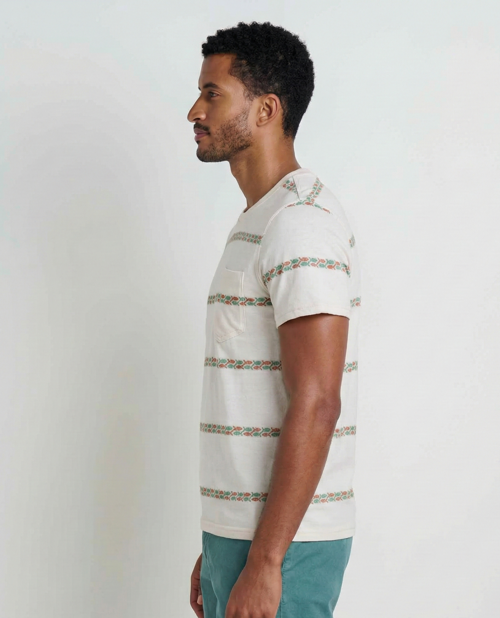 Men’s Soft Crew T-Shirt Organic Blend, Durable Fit