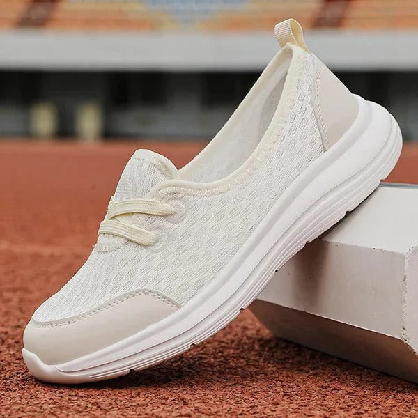 Women's Orthopedic Walking Shoes with Memory Foam Cushioning and Mesh Breathability