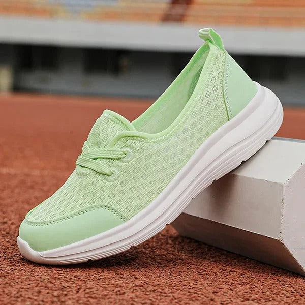 Women's Orthopedic Walking Shoes with Memory Foam Cushioning and Mesh Breathability