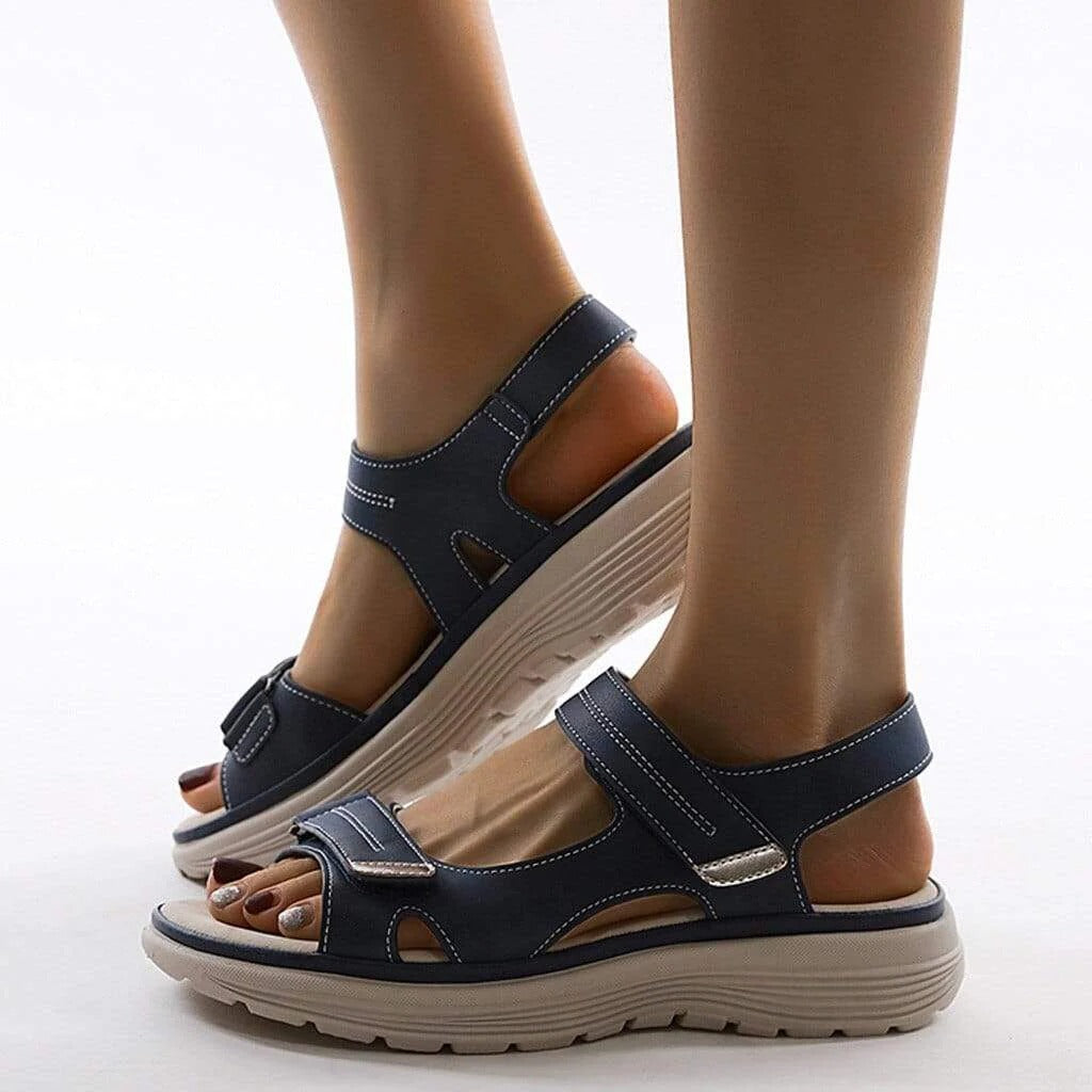 Women's Orthopedic Sandals with Adjustable Straps and Arch Support, Platform Sole