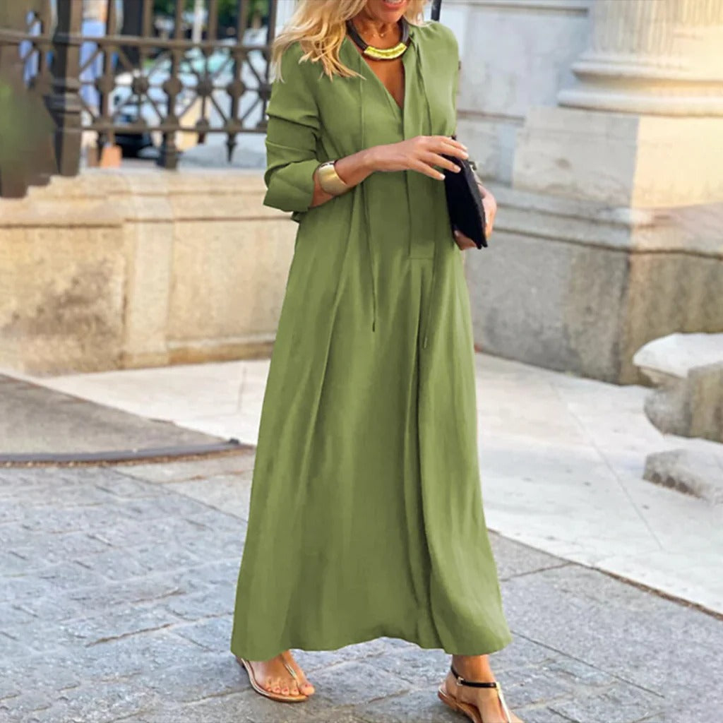 Women's Casual Dress with Breathable Fabric and Contemporary Silhouette