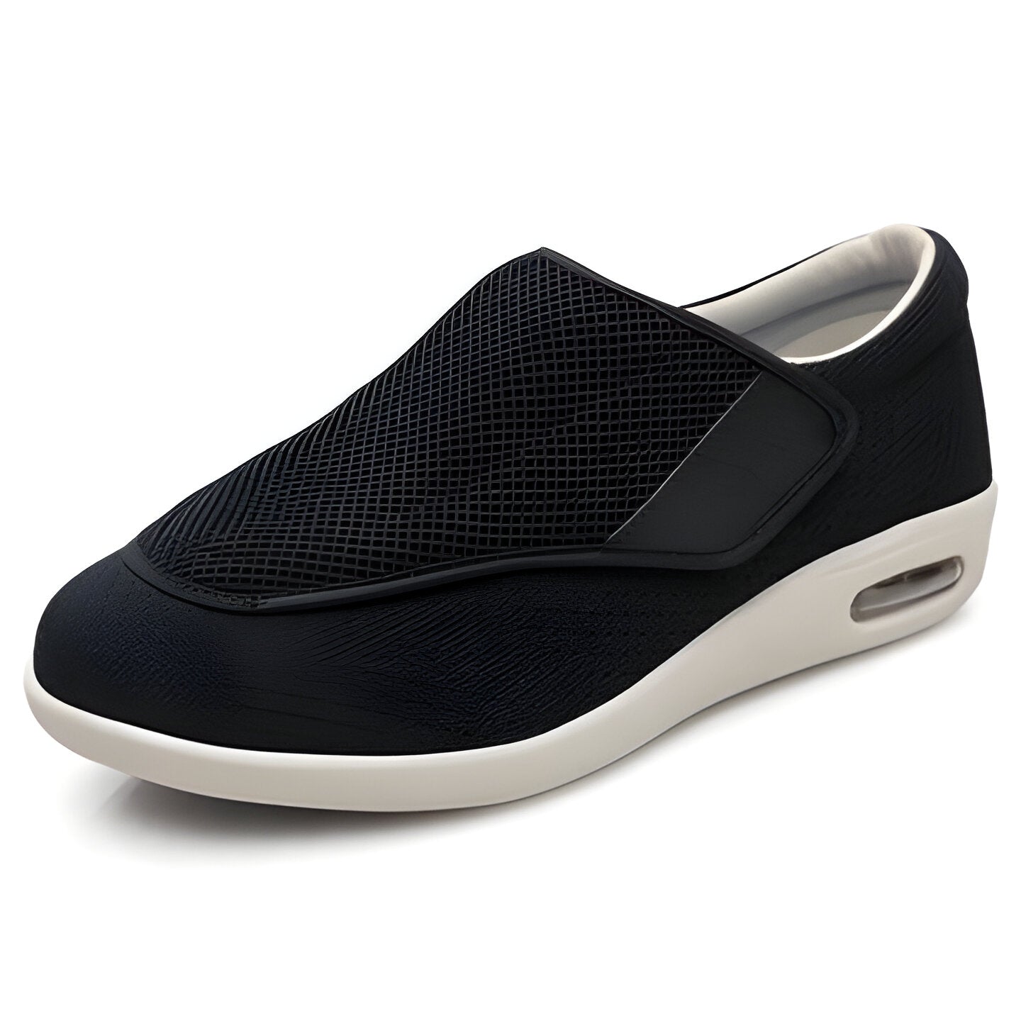 Spacious Comfort Shoes with Memory Foam Insole and Mesh Upper for Swollen Feet