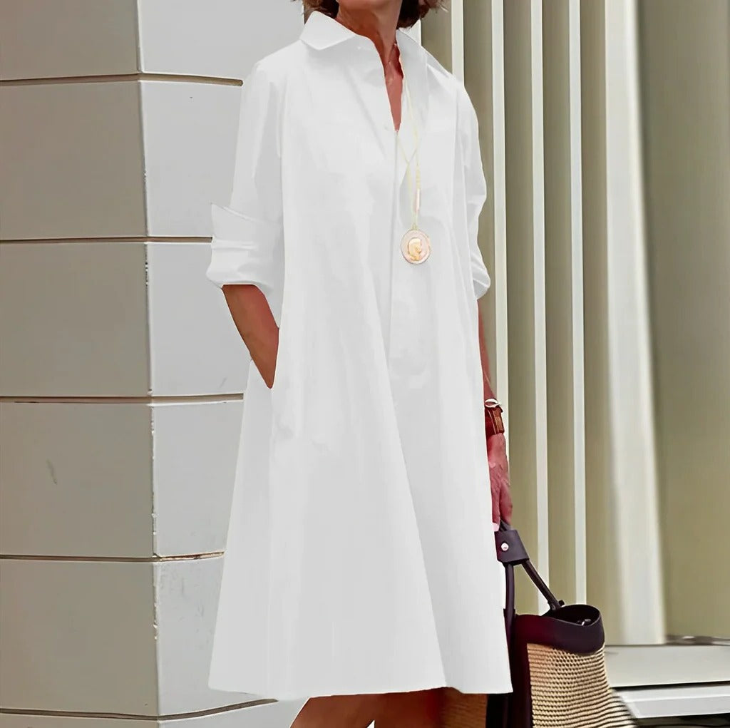Women's Polo Dress with Relaxed Fit and Breathable Fabric