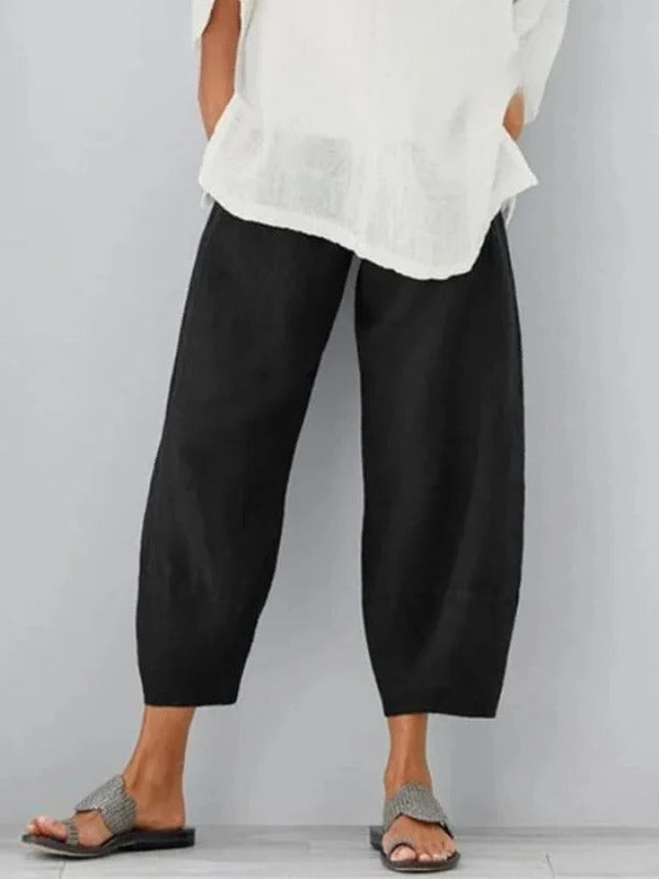 Breathable Linen Pants for Women with Relaxed Fit and Durable Construction
