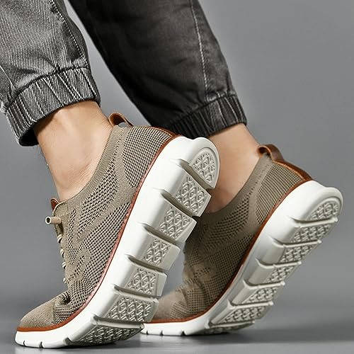 Lightweight Knit Dress Shoes with Wide Toe Box and Cushioned Insole