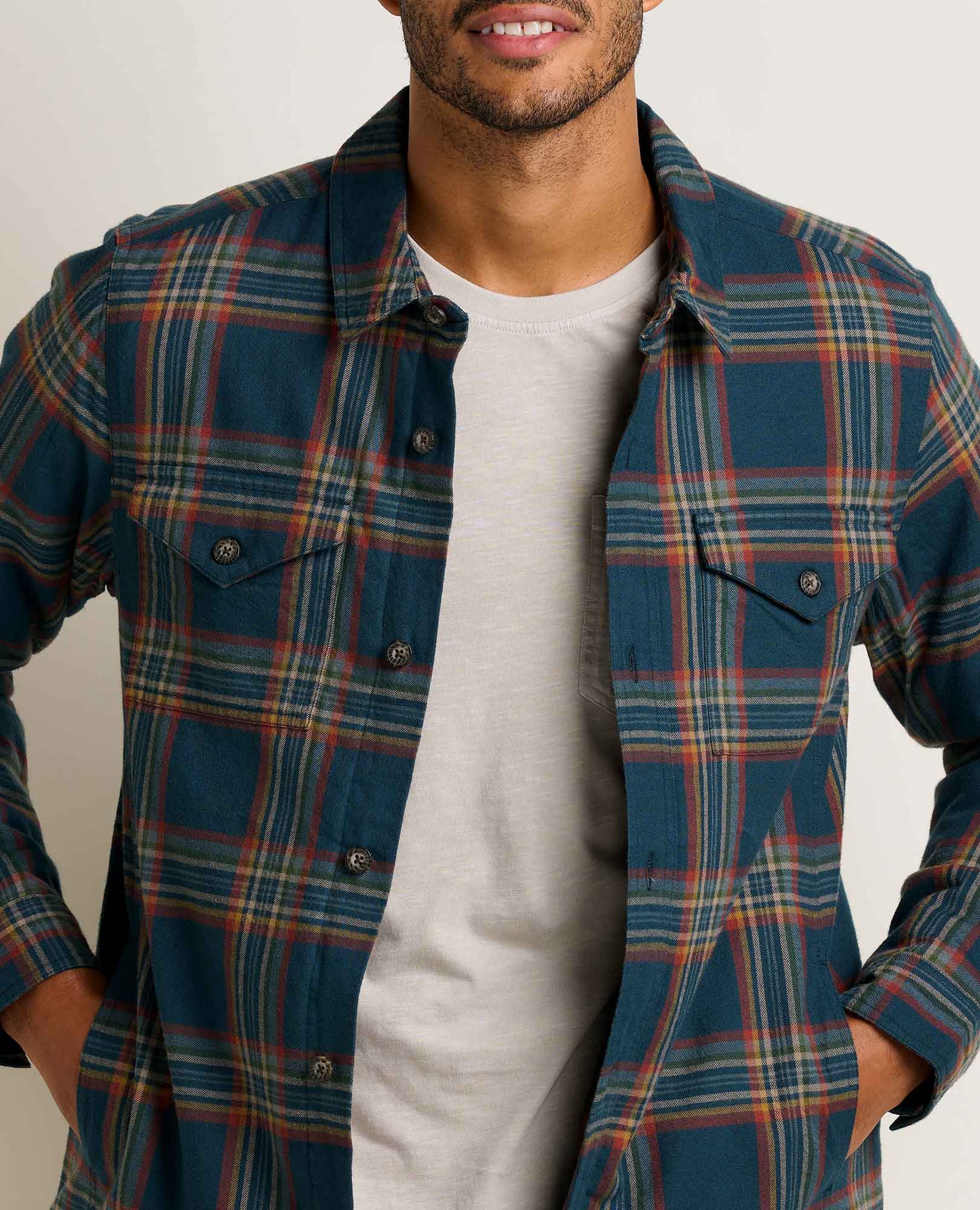 Men’s Shirt Jacket, Quilted Insulated Layer