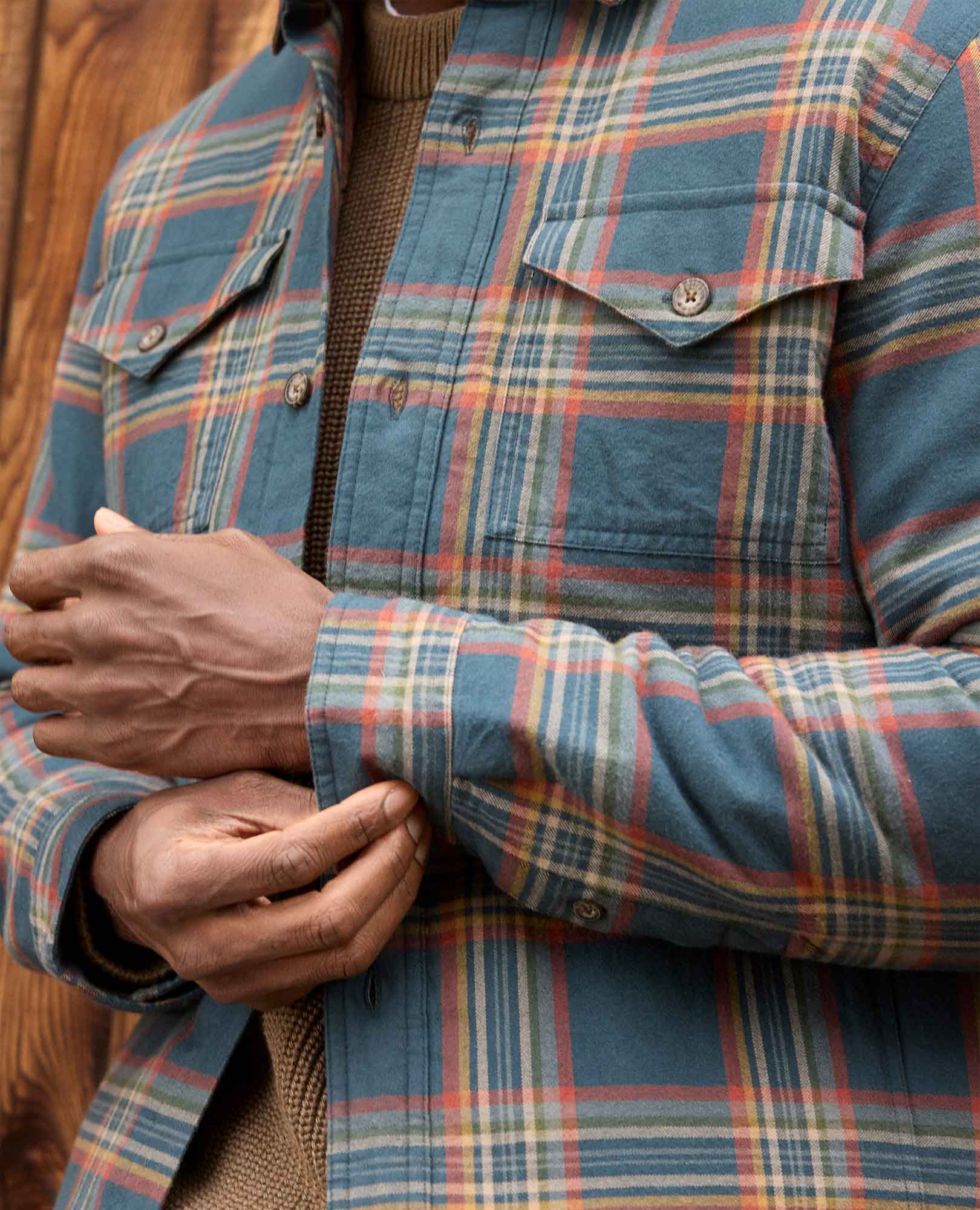 Men’s Shirt Jacket, Quilted Insulated Layer