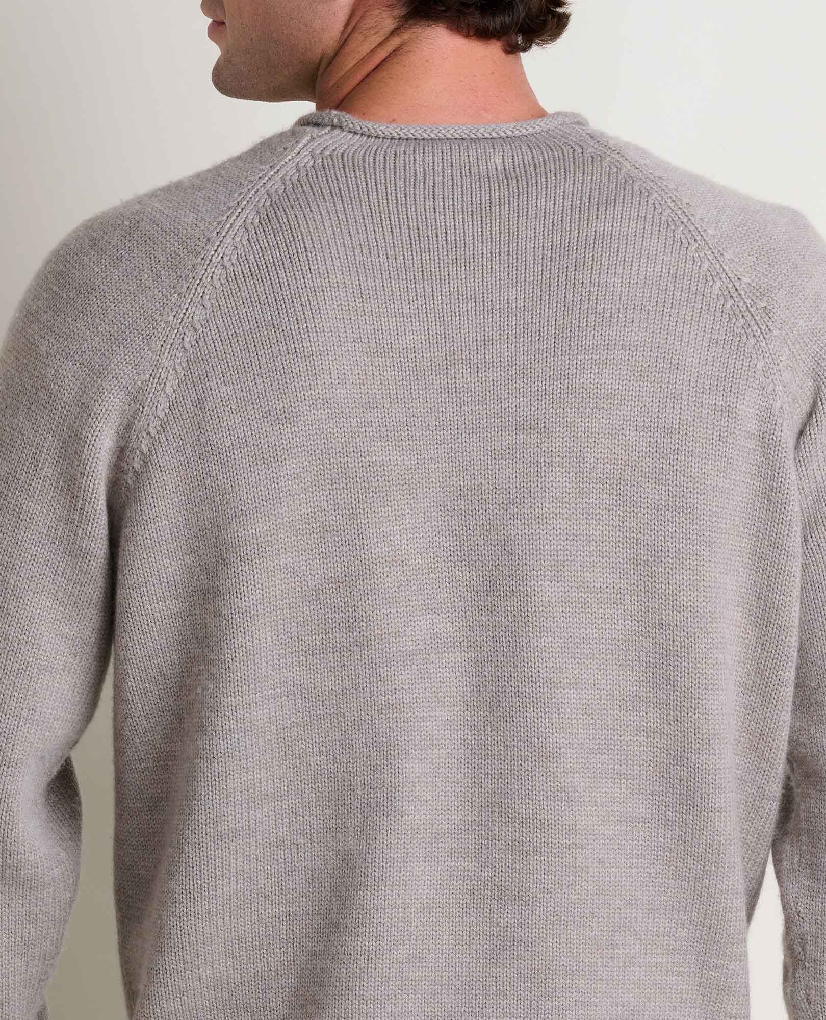 Men’s Rollneck Sweater, Merino & Organic Cotton