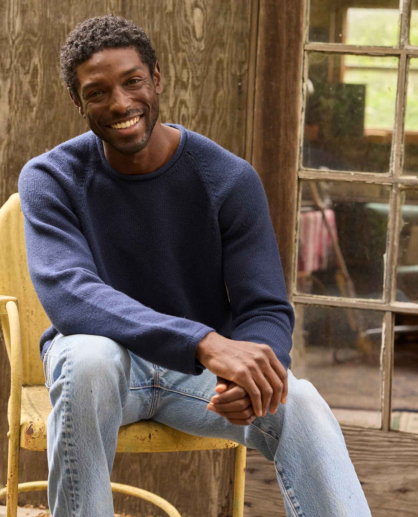 Men’s Sweater, Rollneck Itch Free Knit
