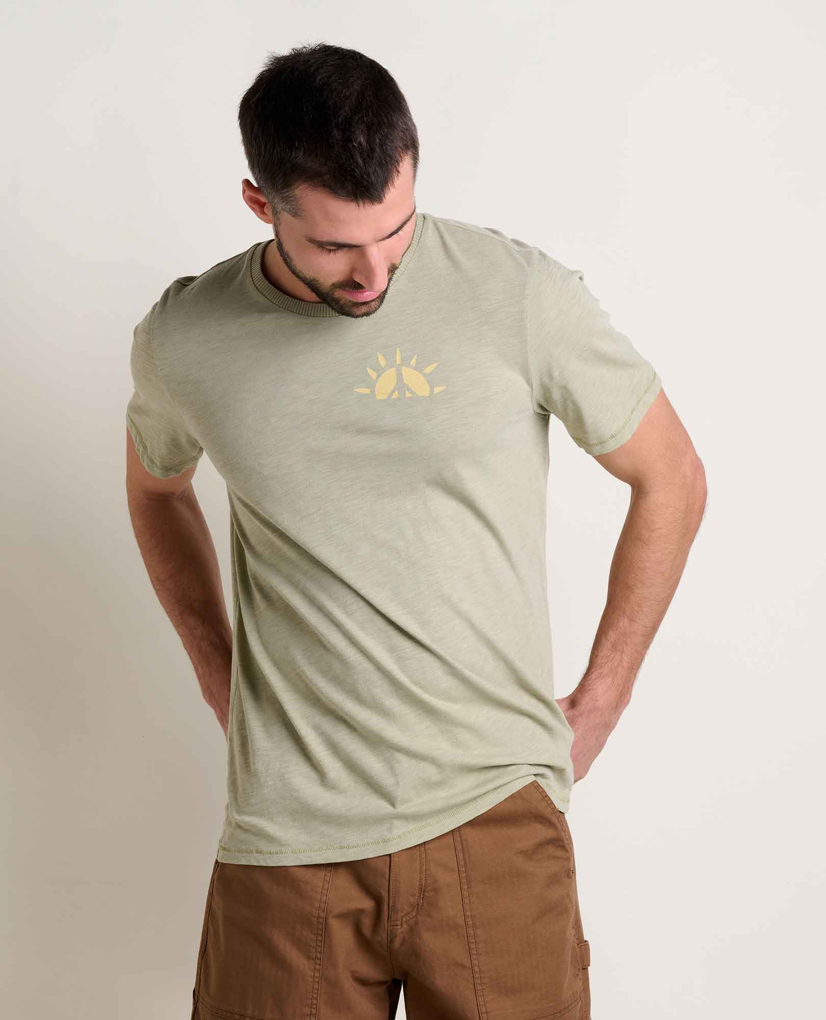 Men’s Soft Jersey Crew T-Shirt, Breathable Comfort