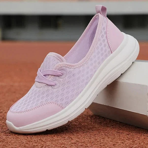 Women's Orthopedic Walking Shoes with Memory Foam Cushioning and Mesh Breathability