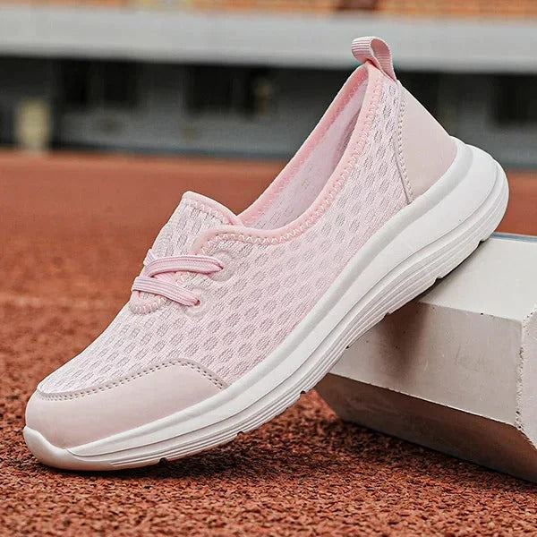 Women's Orthopedic Walking Shoes with Memory Foam Cushioning and Mesh Breathability