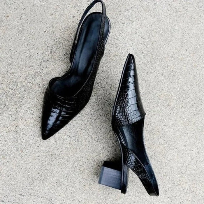 Women's Dress Pumps with Contoured Arch Support and Cushioned Insole