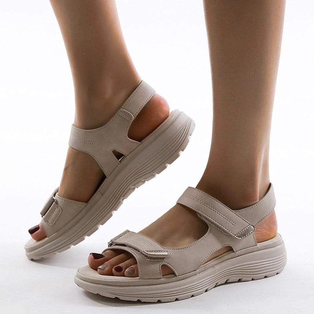 Women's Orthopedic Sandals with Adjustable Straps and Arch Support, Platform Sole