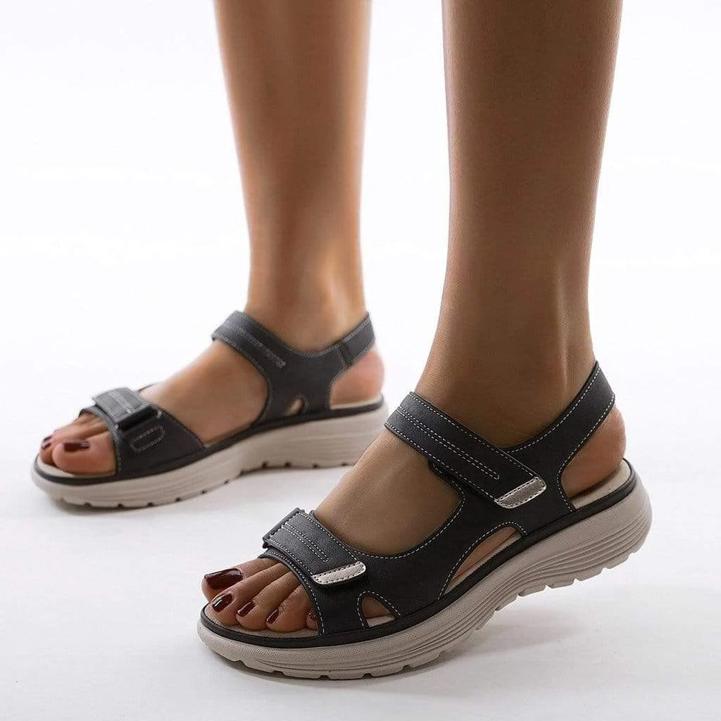 Women's Orthopedic Sandals with Adjustable Straps and Arch Support, Platform Sole