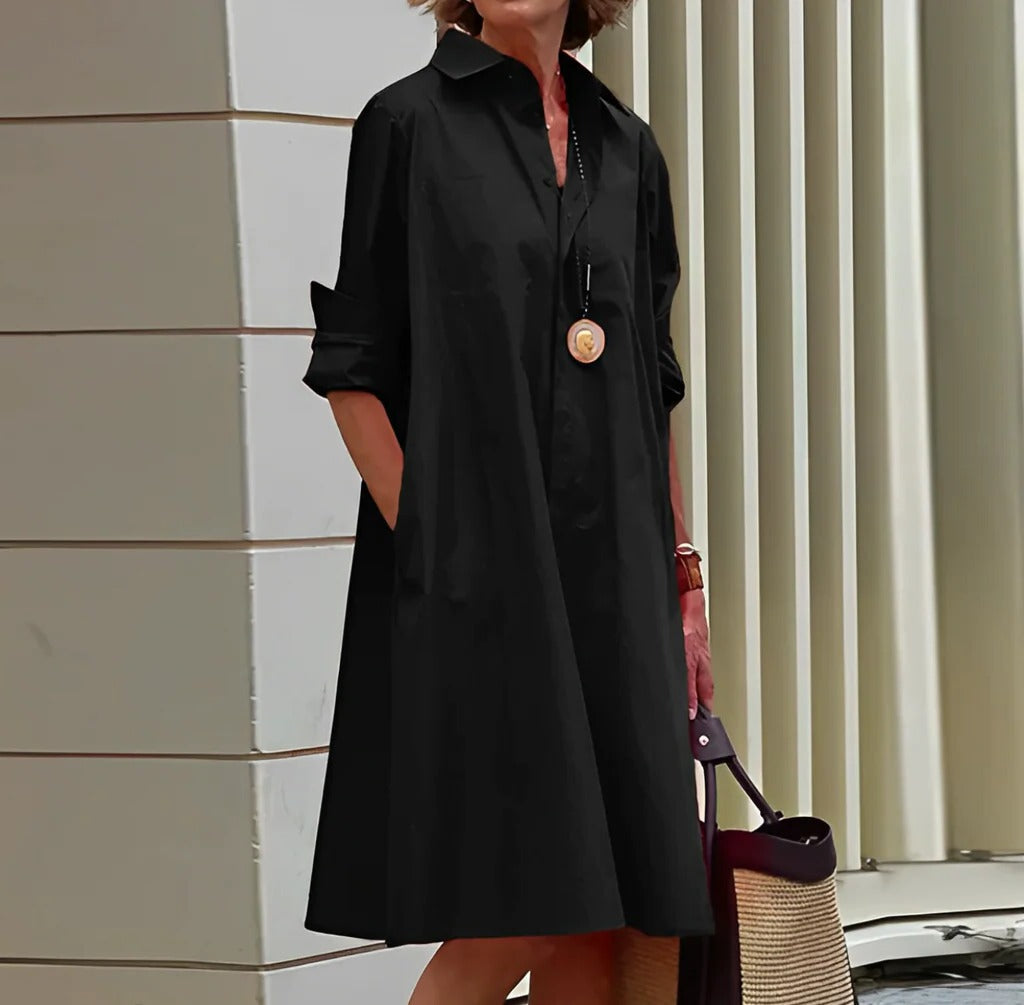 Women's Polo Dress with Relaxed Fit and Breathable Fabric