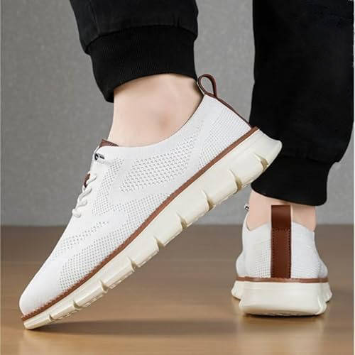 Lightweight Knit Dress Shoes with Wide Toe Box and Cushioned Insole