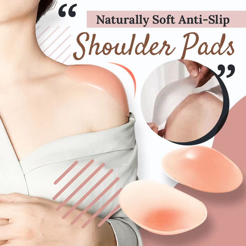 Shoulder Pads with Anti-Slip Silicone and Invisible Design for Women