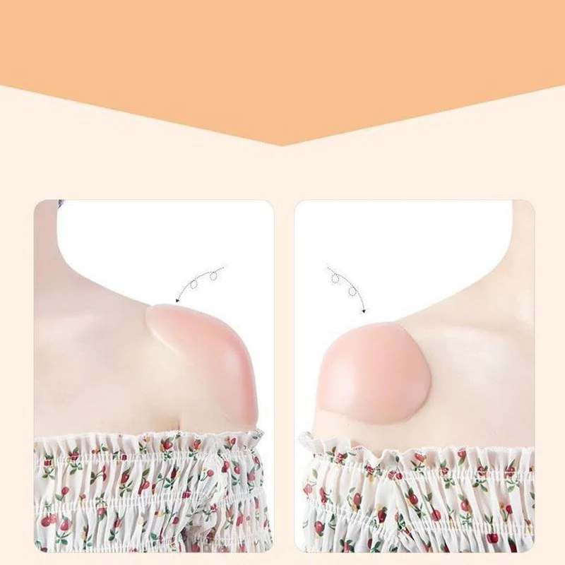 Shoulder Pads with Anti-Slip Silicone and Invisible Design for Women